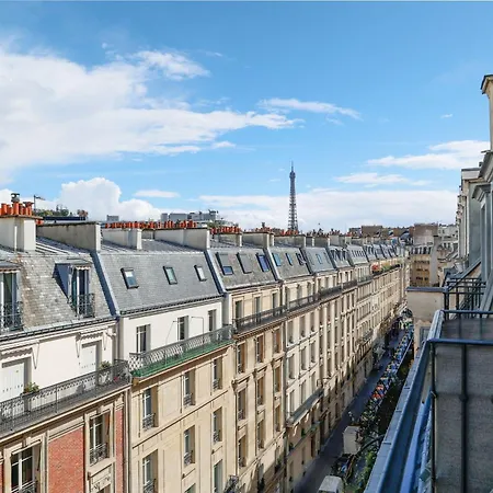 Appartamento Luxe Sous Les Toits De Avec Vue Tour Eiffel Parigi
