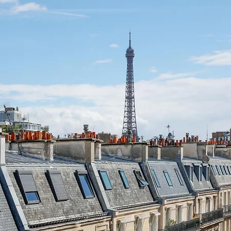 Appartamento Luxe Sous Les Toits De Avec Vue Tour Eiffel Parigi