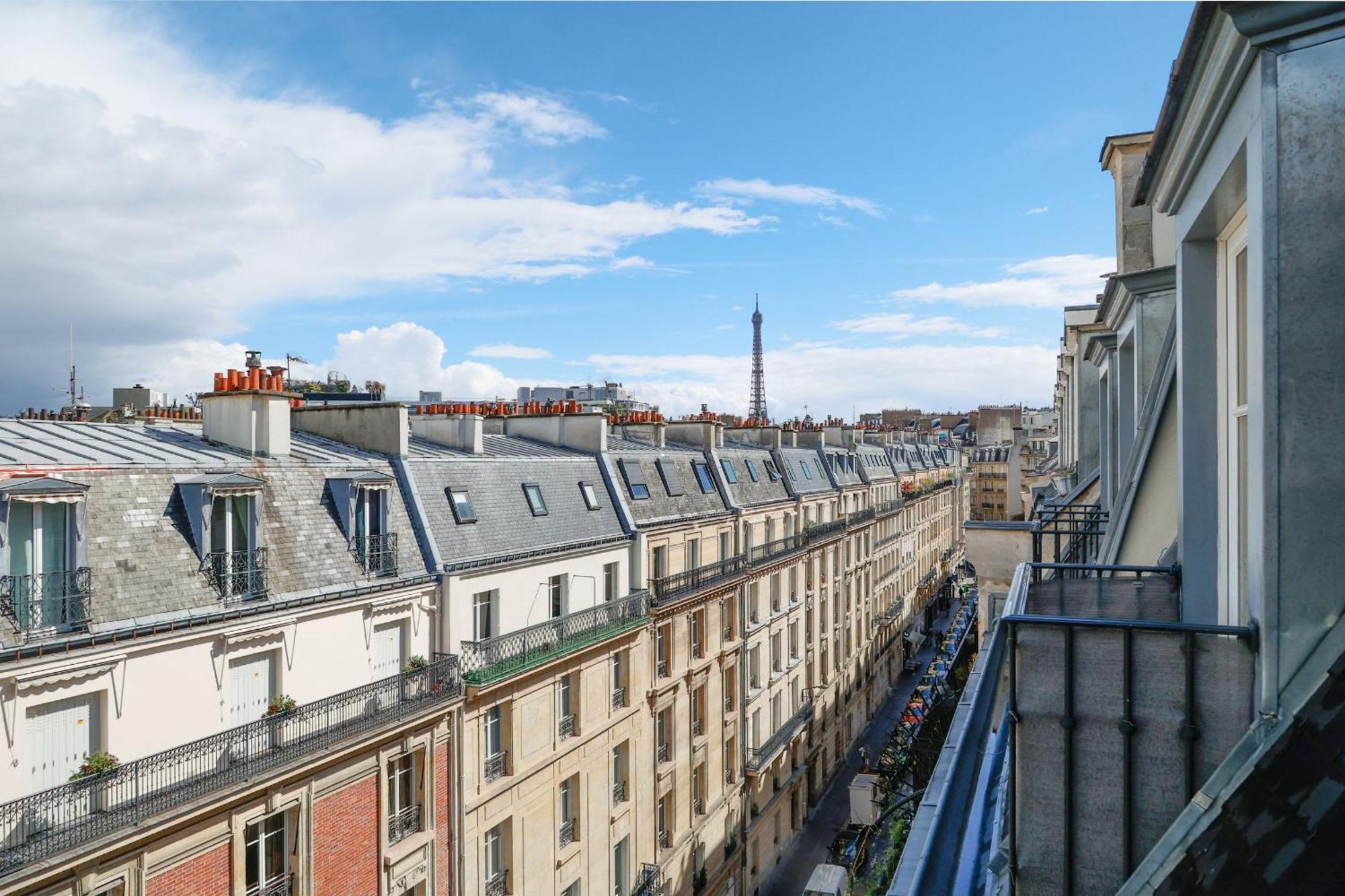 Appartamento Luxe Sous Les Toits De Avec Vue Tour Eiffel Parigi